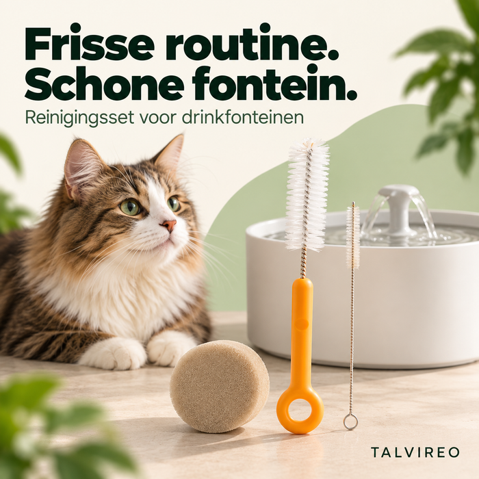 Reinigingsset voor drinkfonteinen