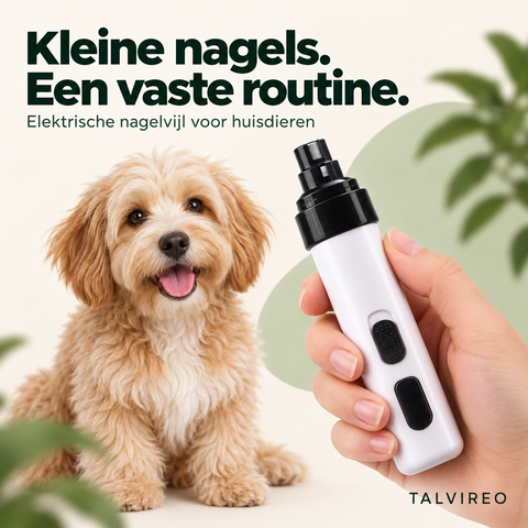 Elektrische nagelvijl voor huisdieren