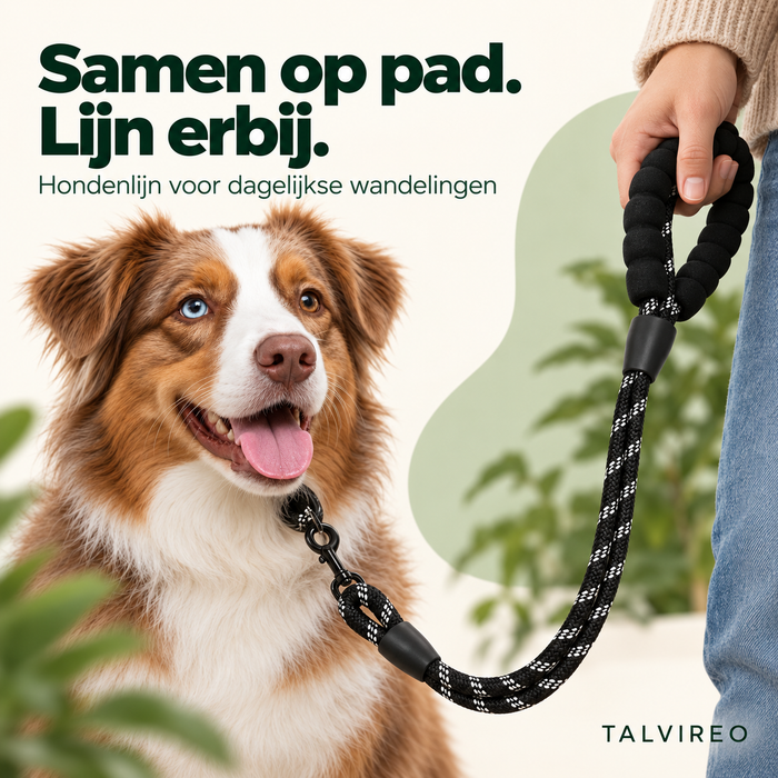 Hondenlijn voor dagelijkse wandelingen