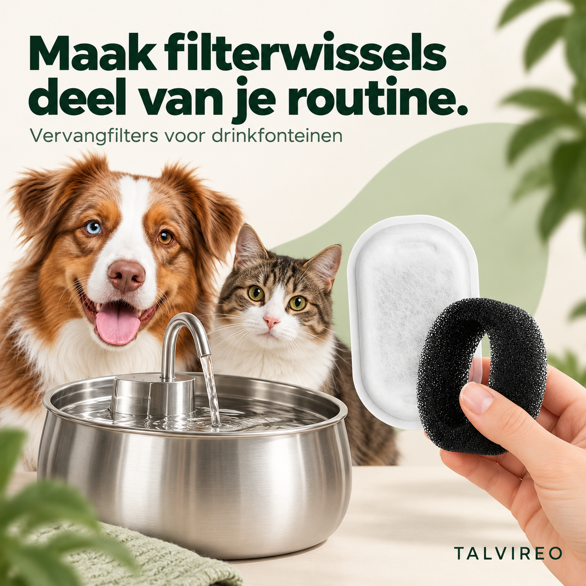 Vervangfilters voor drinkfonteinen
