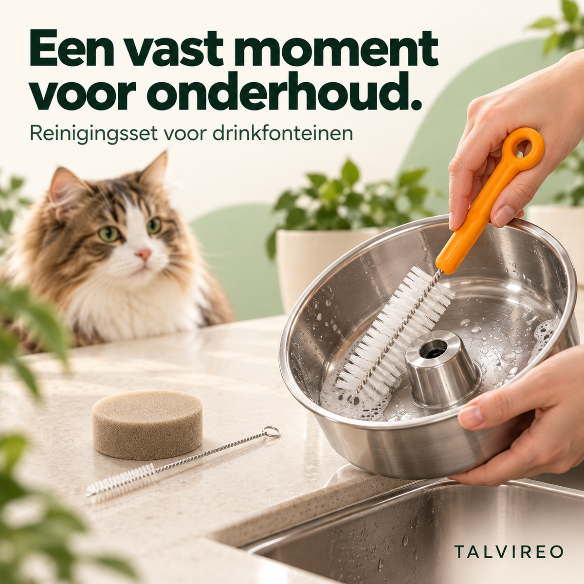 Reinigingsset voor drinkfonteinen