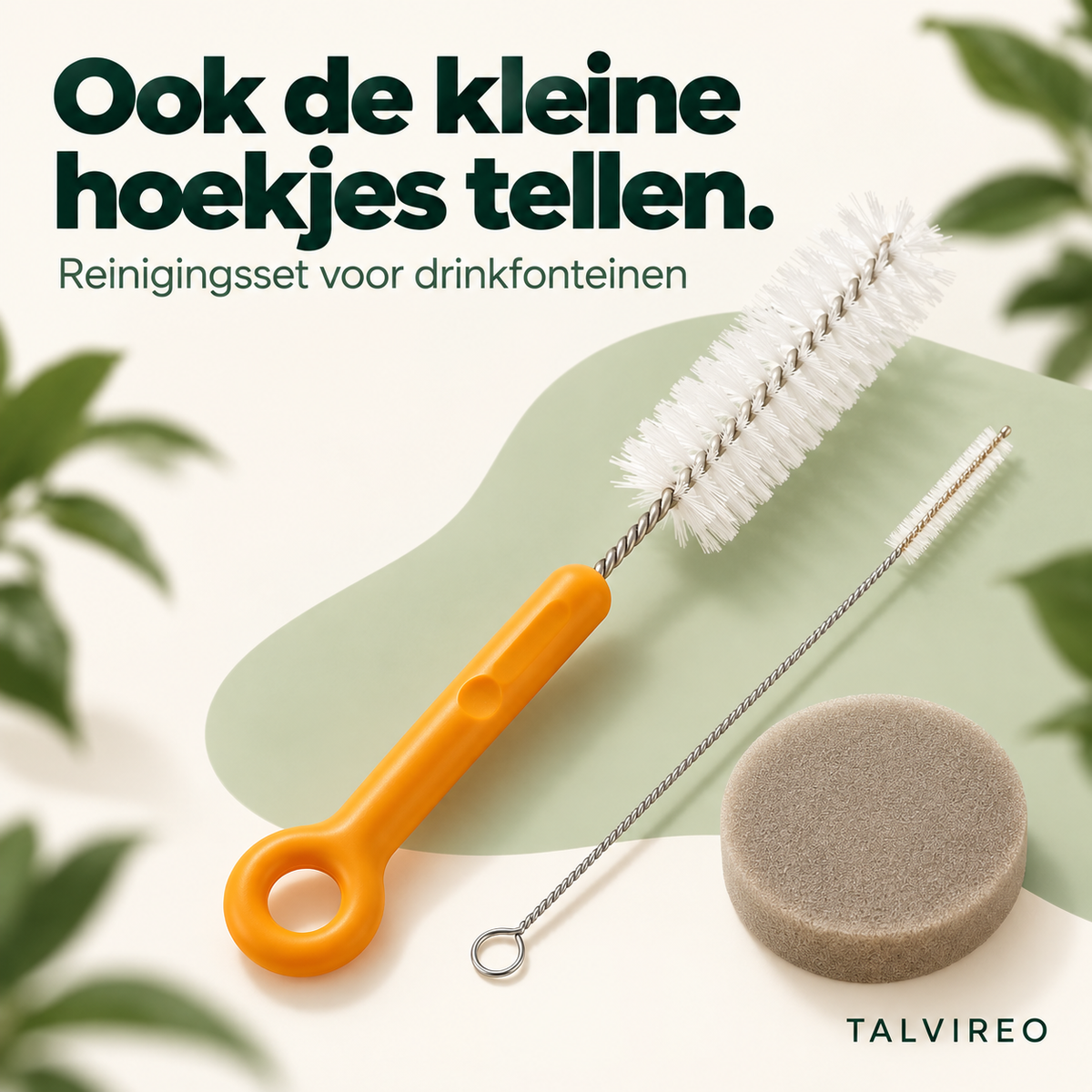 Reinigingsset voor drinkfonteinen