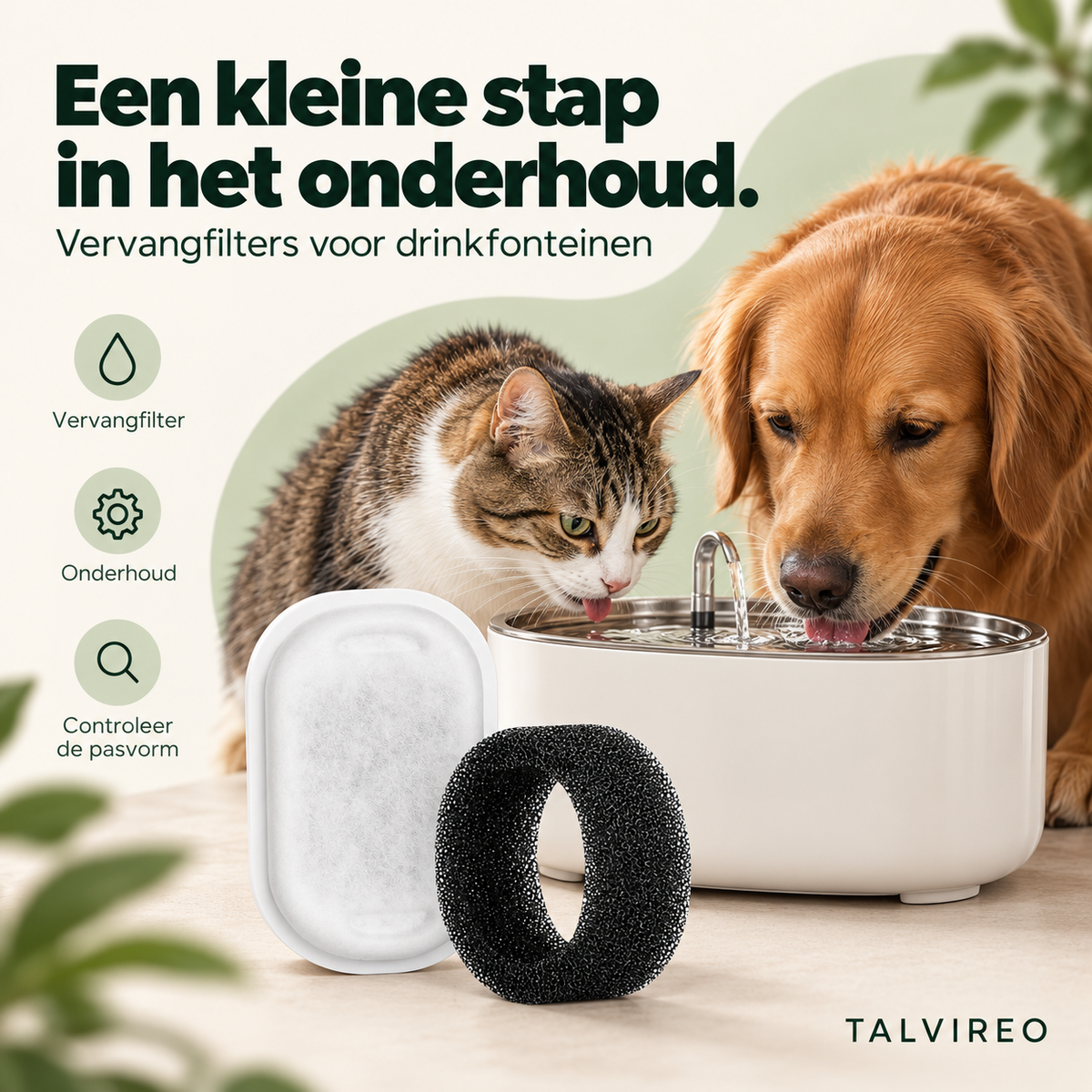 Vervangfilters voor drinkfonteinen