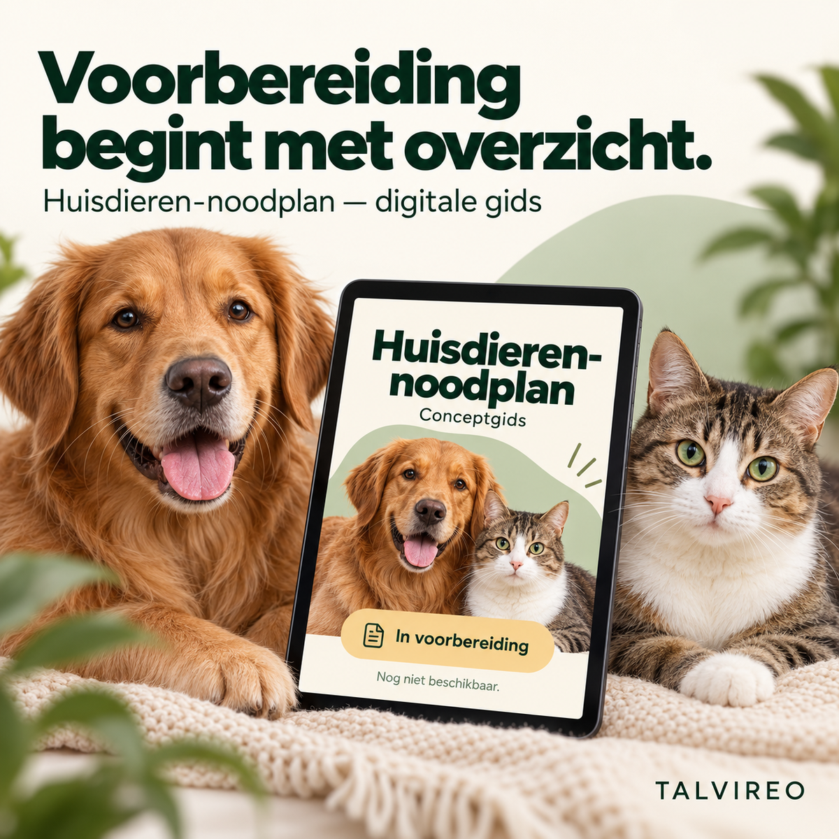 Huisdieren-noodplan – digitale gids