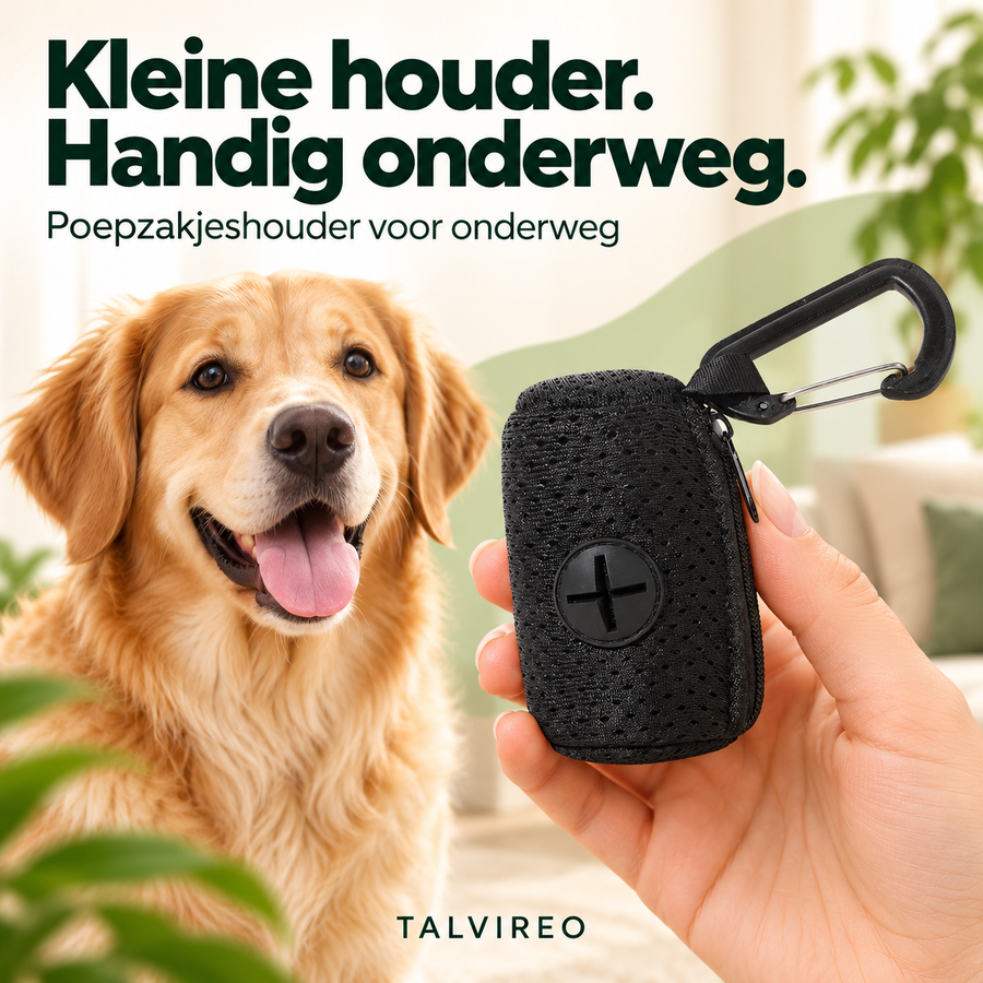 Poepzakjeshouder voor onderweg