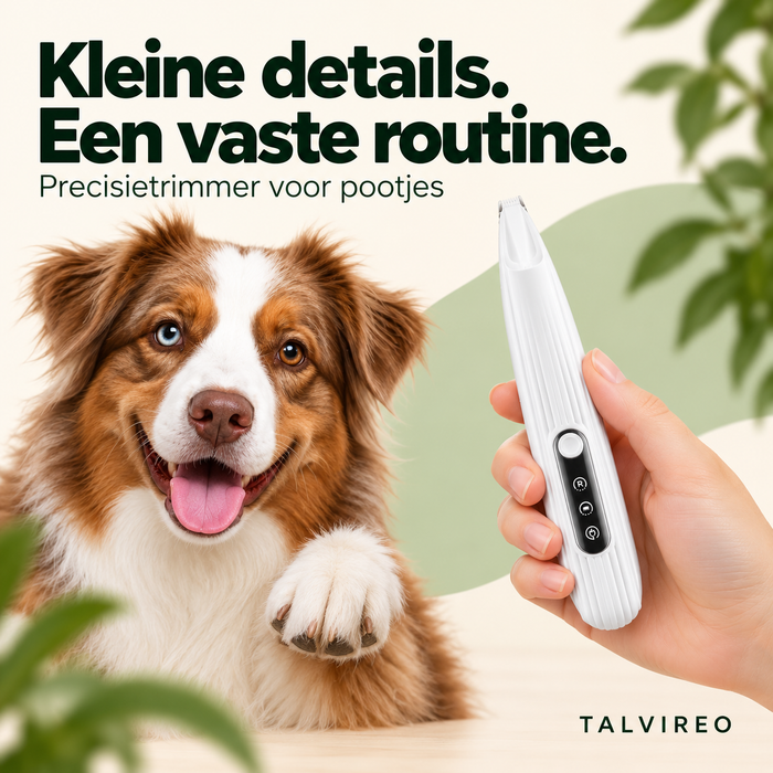 Witte pootjestrimmer met één scheerkop — Talvireo